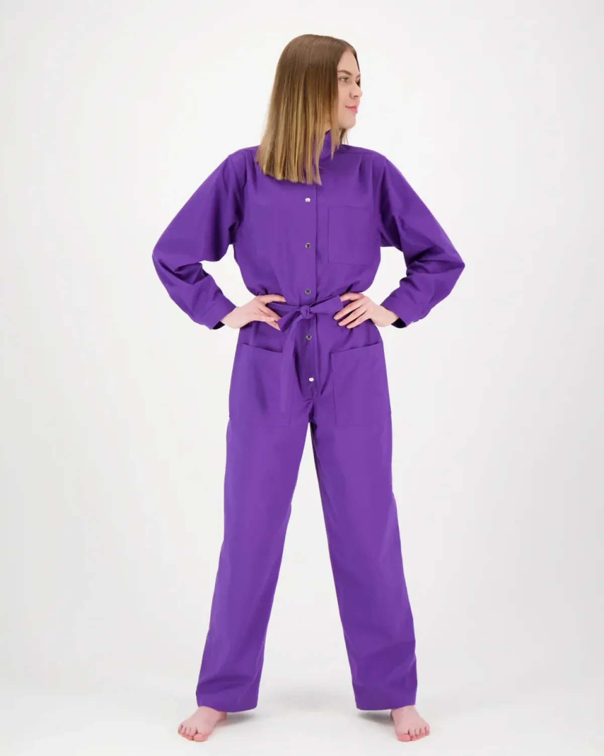 Housut>VUOKKO Loikka Haalari - Purppura
