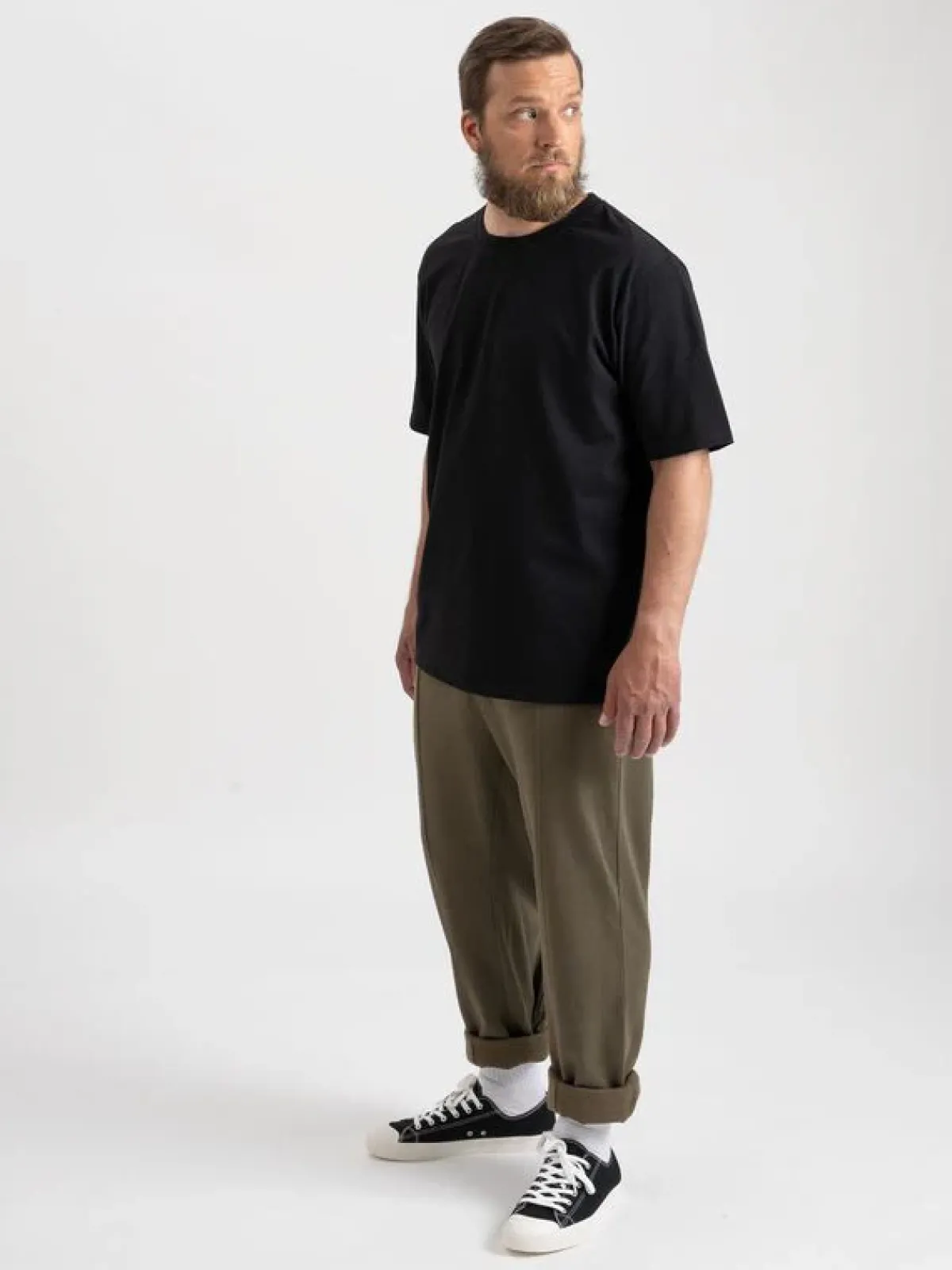 Paidat|T-paidat>Pure Waste Loose Fit T-shirt - Black