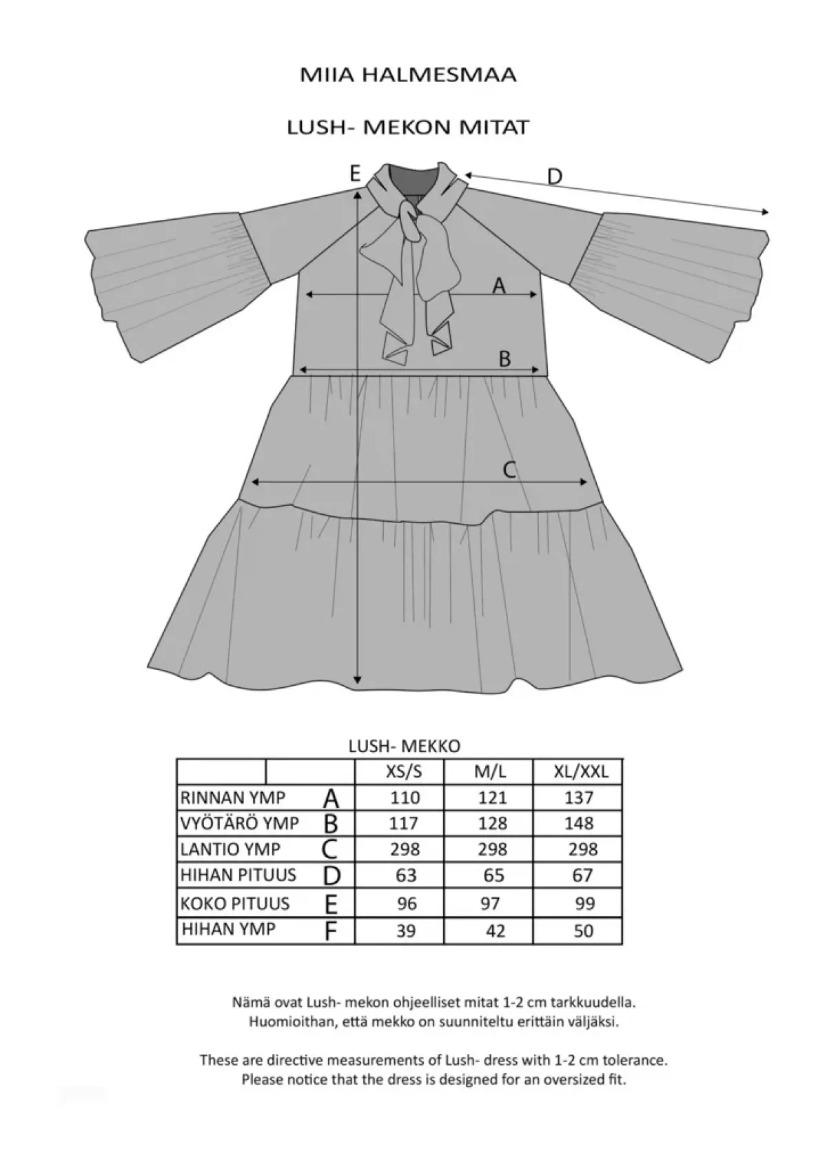 Hameet & Mekot>Miia Halmesmaa Lush Dress - Punainen