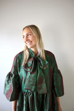 Hameet & Mekot>Miia Halmesmaa Lush Dress - Vihreä / Viininpunainen