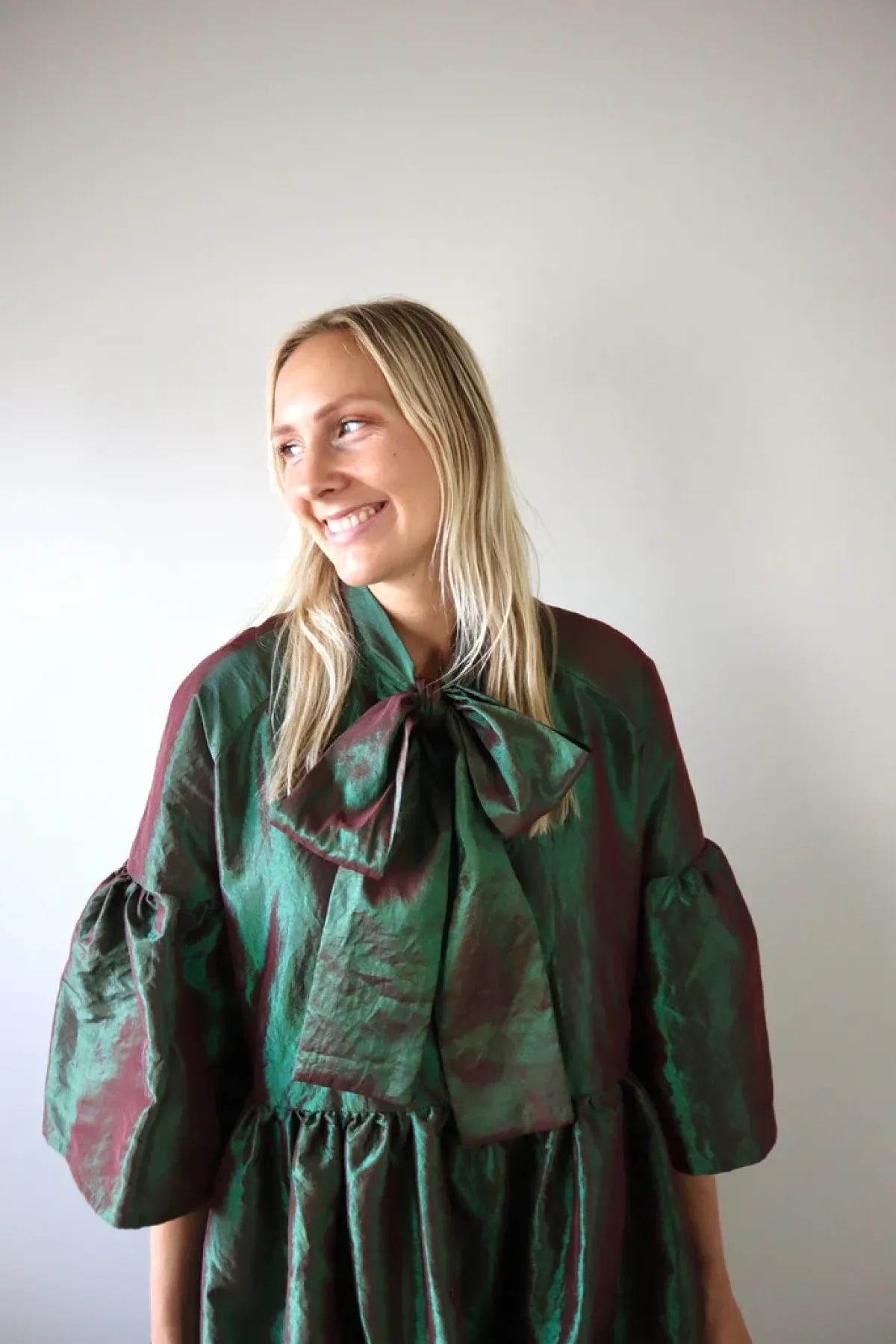 Hameet & Mekot>Miia Halmesmaa Lush Dress - Vihreä / Viininpunainen