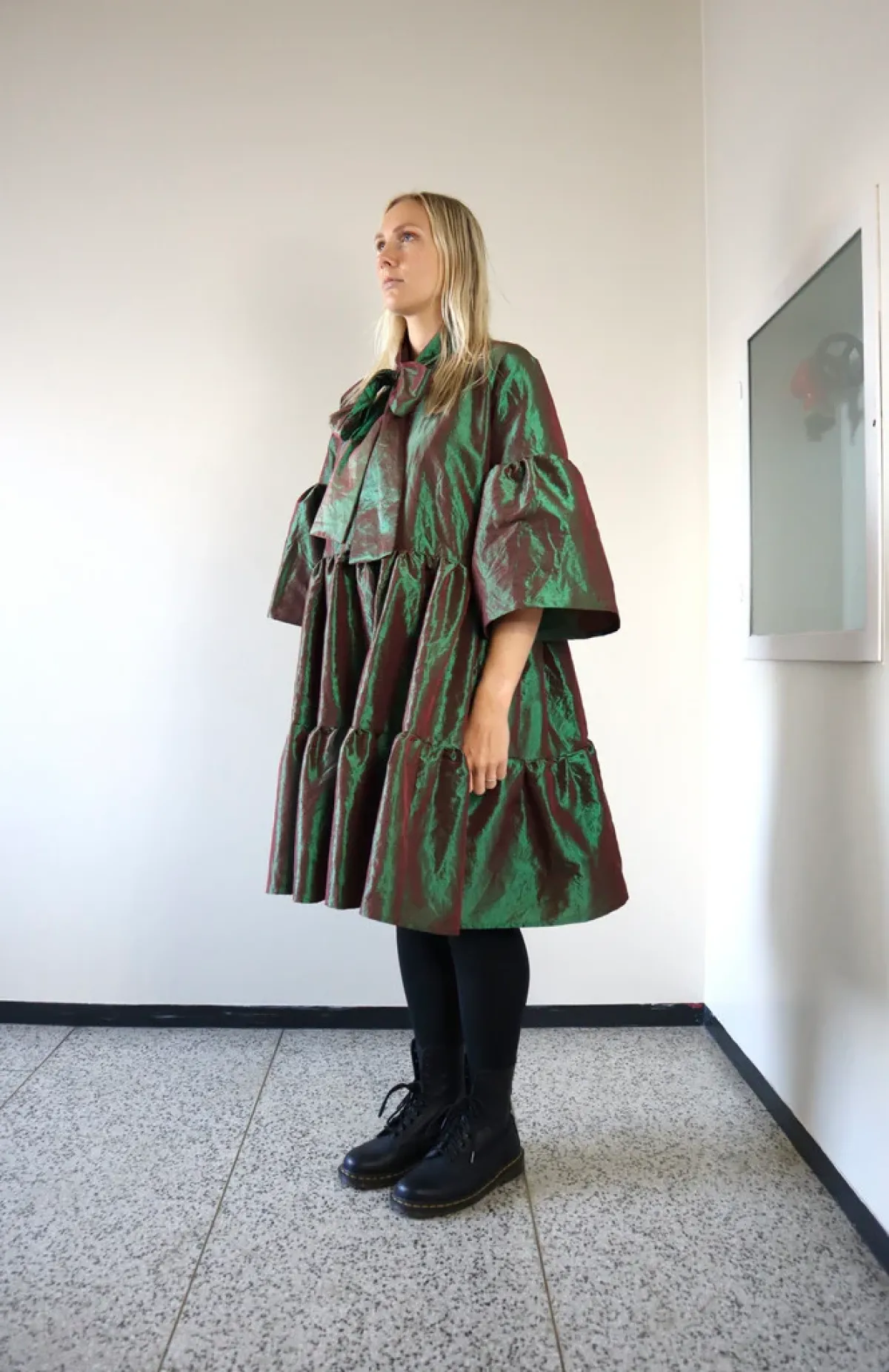 Hameet & Mekot>Miia Halmesmaa Lush Dress - Vihreä / Viininpunainen