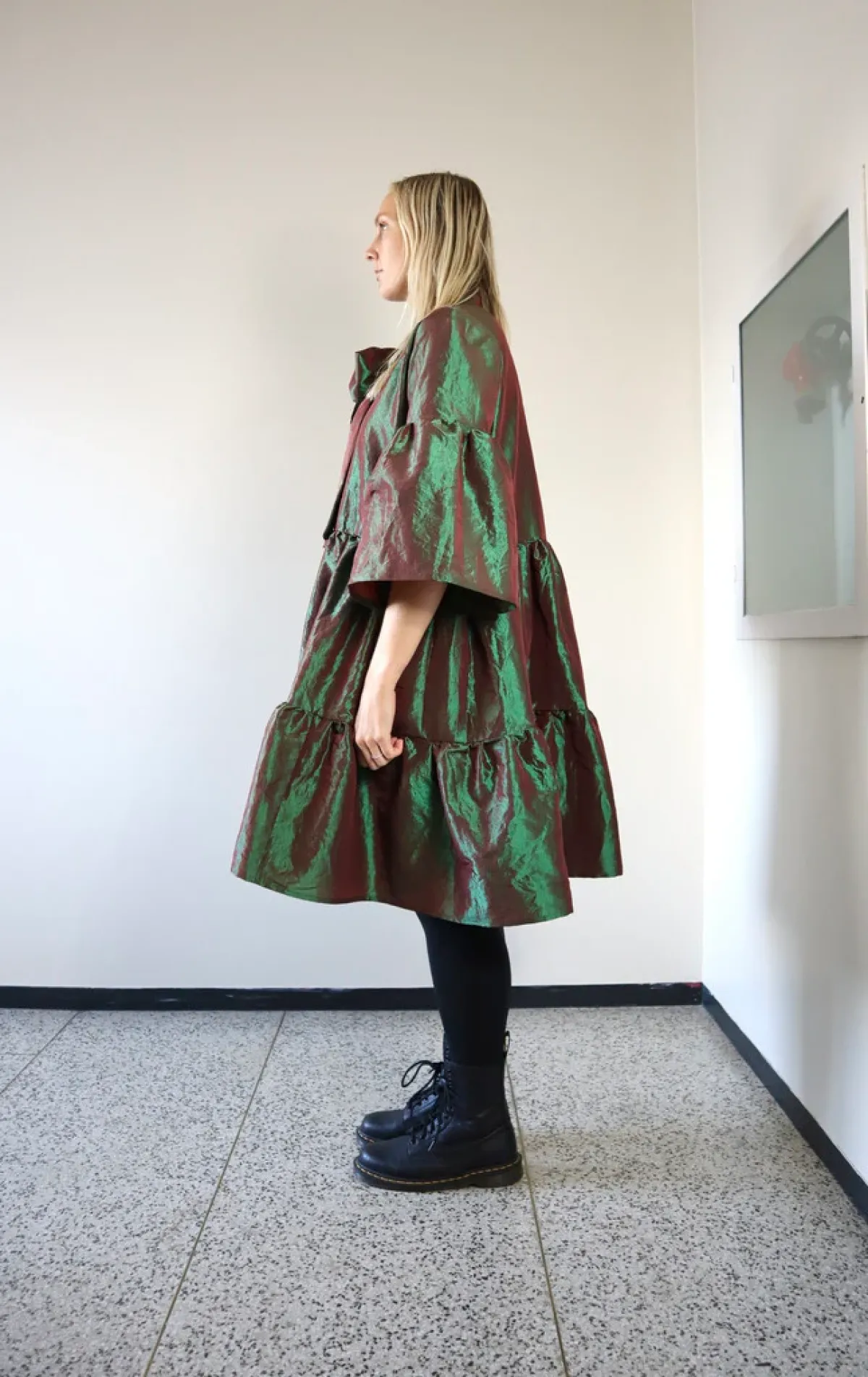 Hameet & Mekot>Miia Halmesmaa Lush Dress - Vihreä / Viininpunainen