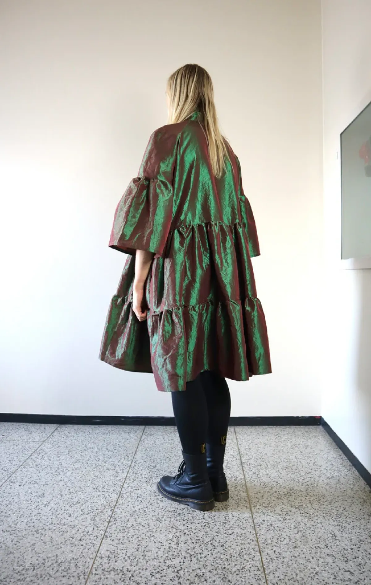 Hameet & Mekot>Miia Halmesmaa Lush Dress - Vihreä / Viininpunainen