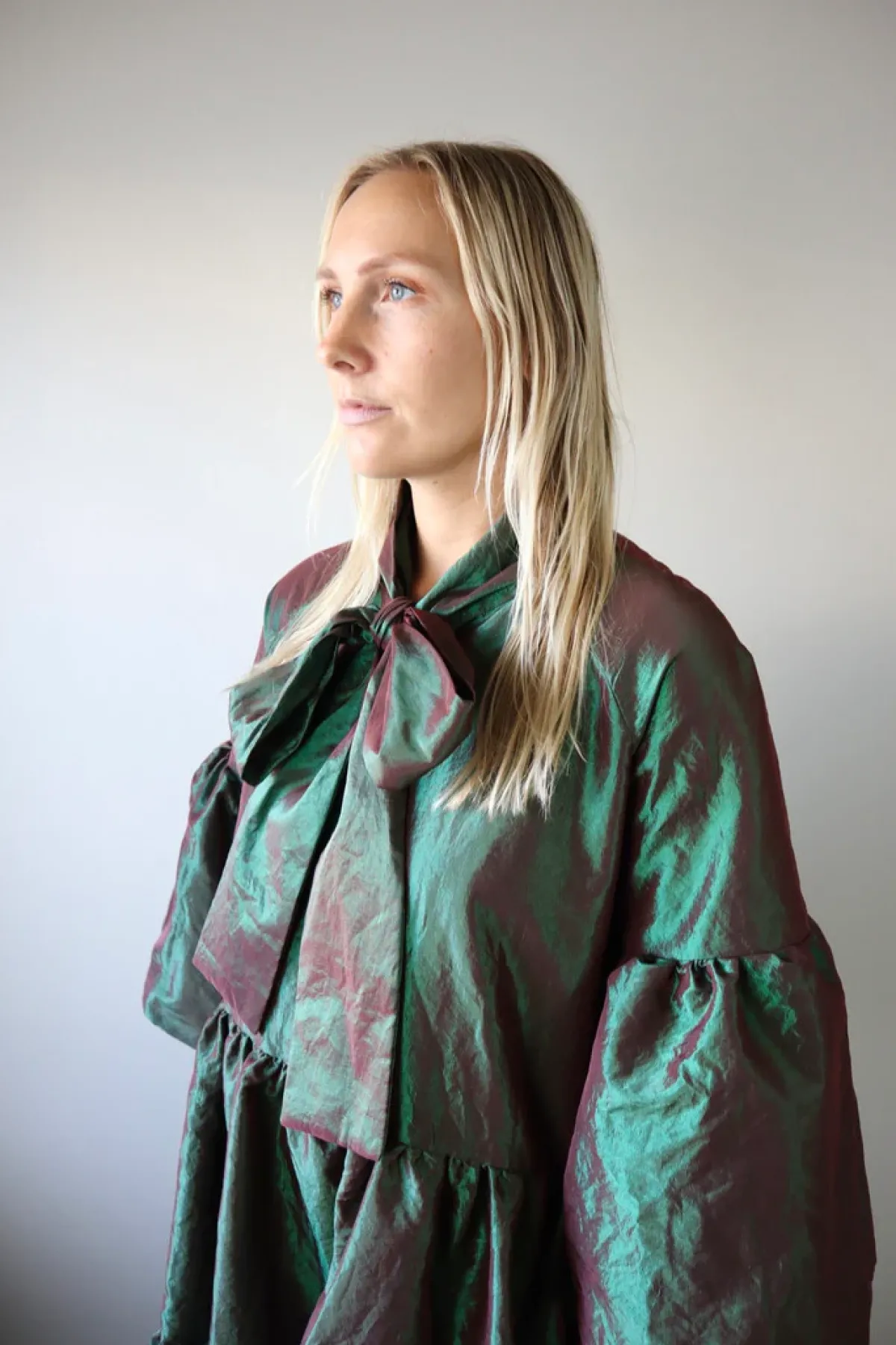 Hameet & Mekot>Miia Halmesmaa Lush Dress - Vihreä / Viininpunainen