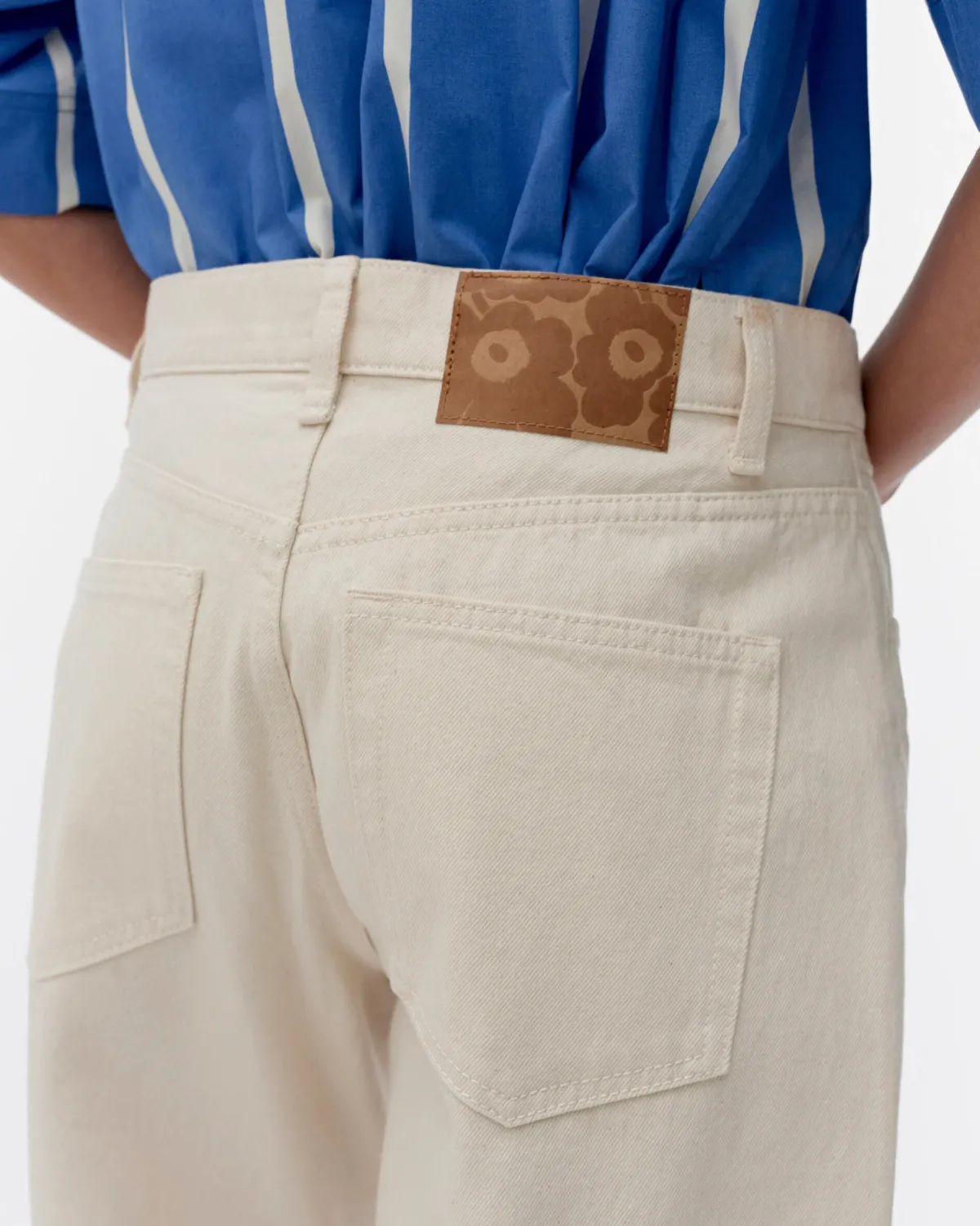Housut>Marimekko Maridenim Barrel Natural - Farkut