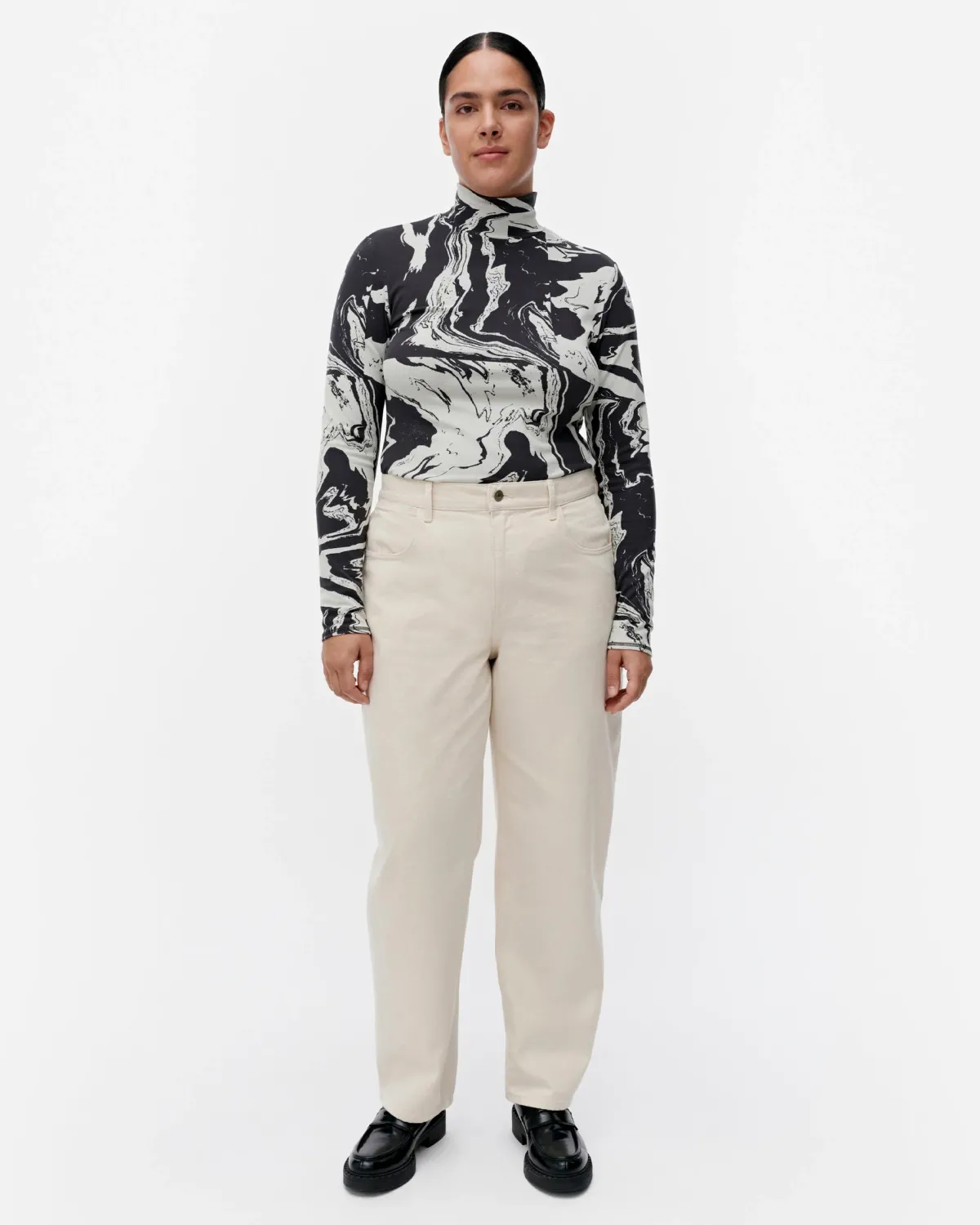 Housut>Marimekko Maridenim Barrel Natural - Farkut