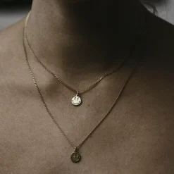 Avaimenperät|Korut>Laura Vartio Mini Smiley Pendant 24K