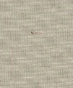 Muistikirjat & Kalenterit>Cozy Natural Linen & Golden Notebook - Trust the next chapter