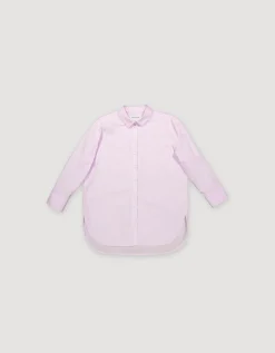 Paidat>ARCHETYPE Oversized Shirt - Pink Lilac