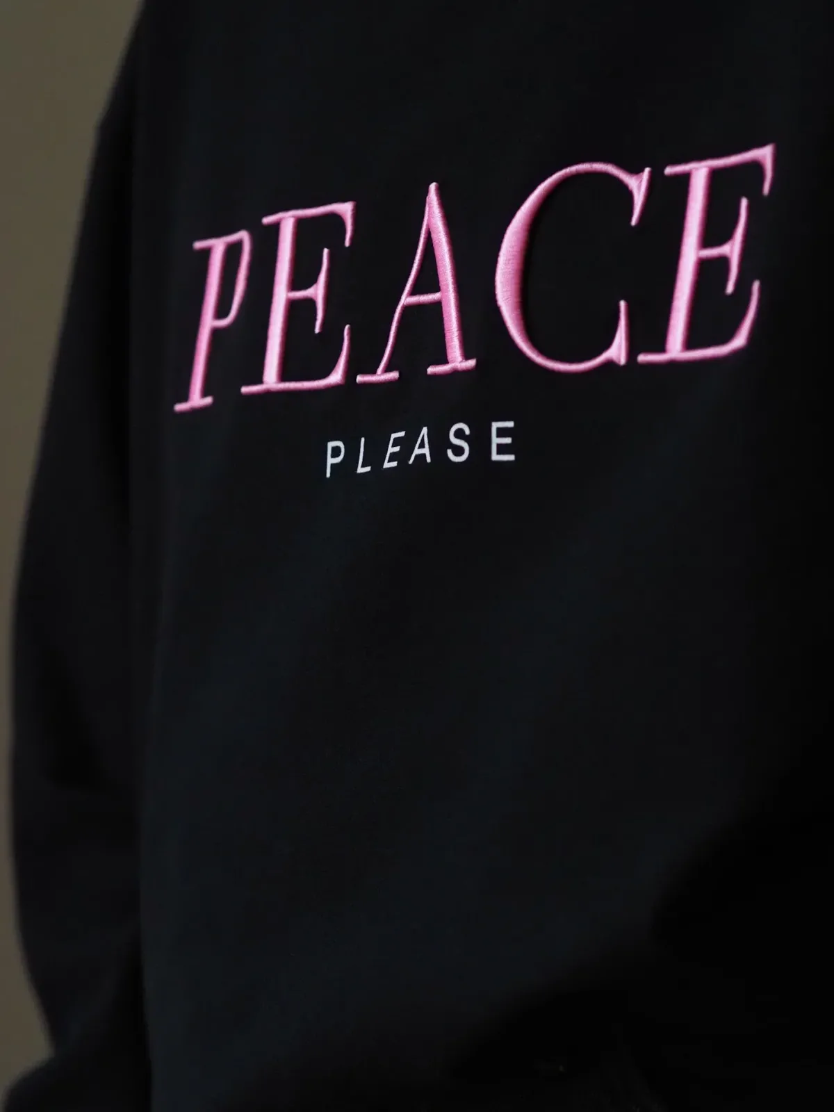 Paidat>Uhana Peace Please Sweatshirt - Black