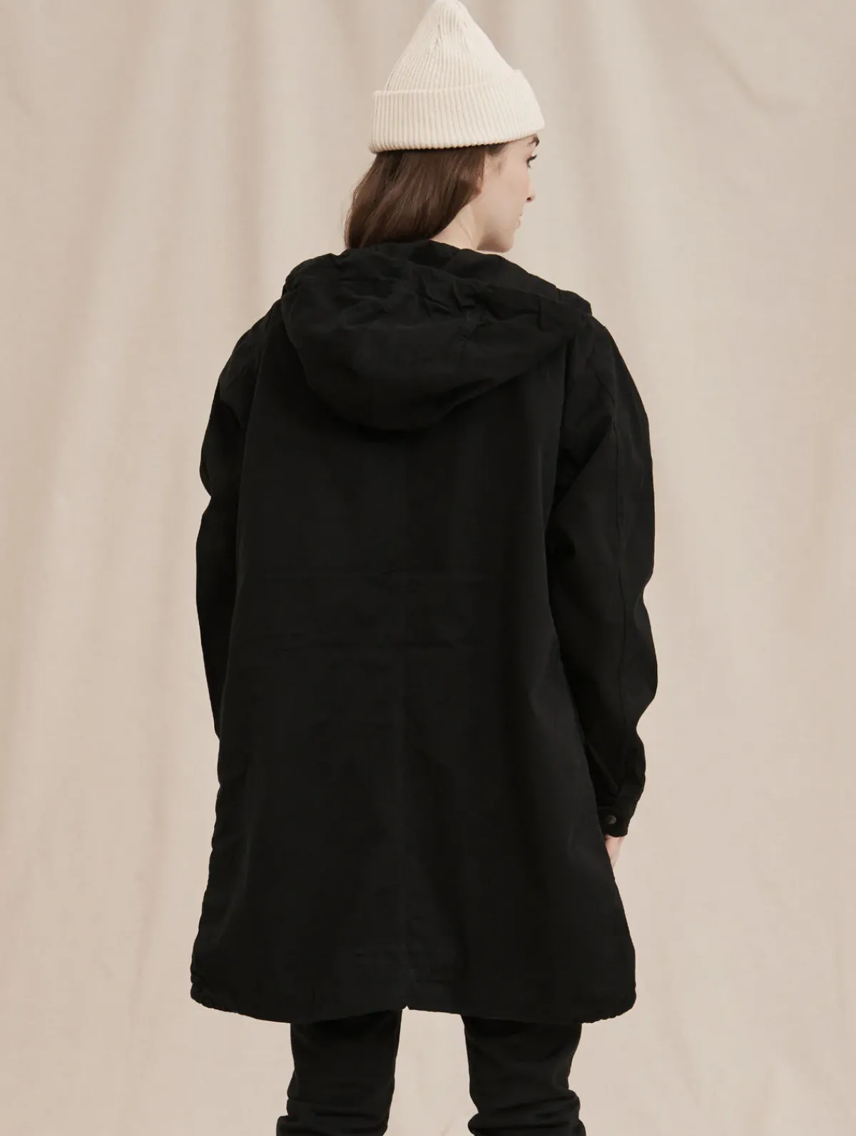 Takit|Takit>R-Collection Pitkä Anorakki Musta