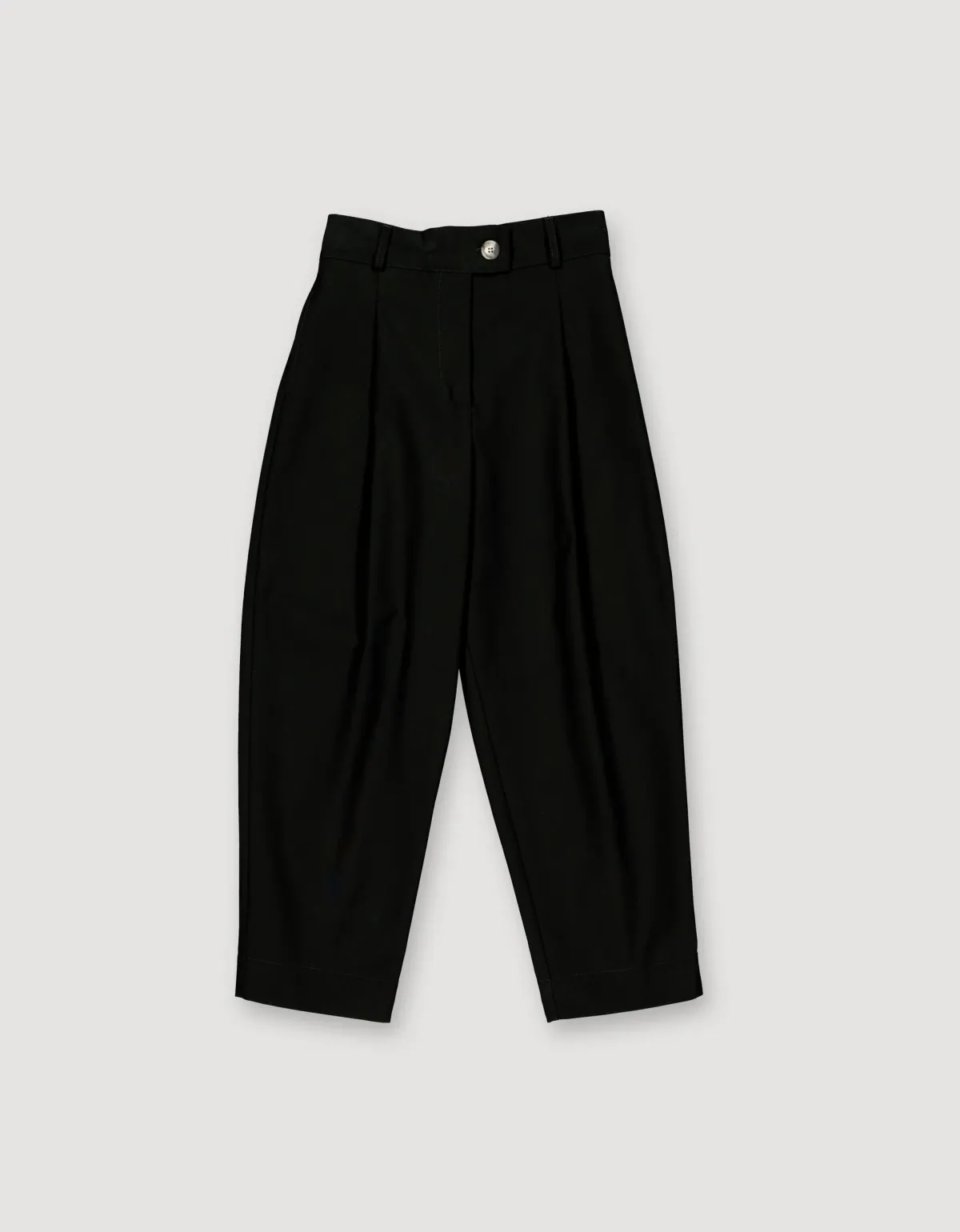 Housut>ARCHETYPE Pleated Canvas Trousers
