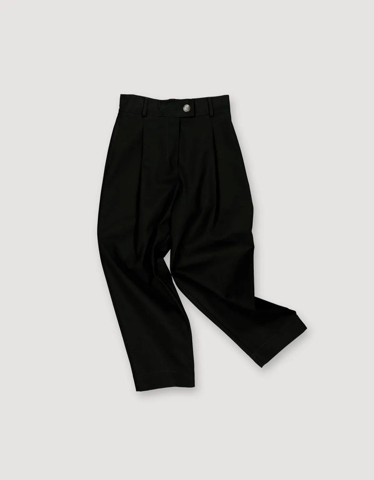 Housut>ARCHETYPE Pleated Canvas Trousers