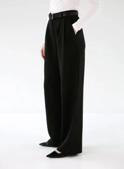 Housut>Gauhar Pleated Wool Pants