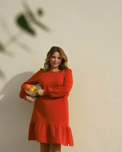 Hameet & Mekot>Nakoa Poppy Dress - Rooibos Tea
