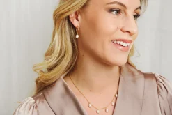 Avaimenperät|Korut>LiLa Design Pärla Hoops Golden hour