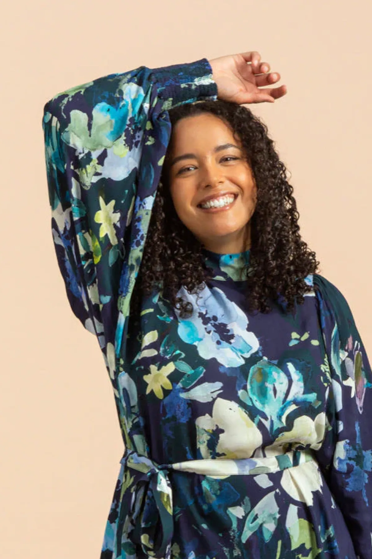 Hameet & Mekot>KAIKO Puff Dress - Blue Anemone