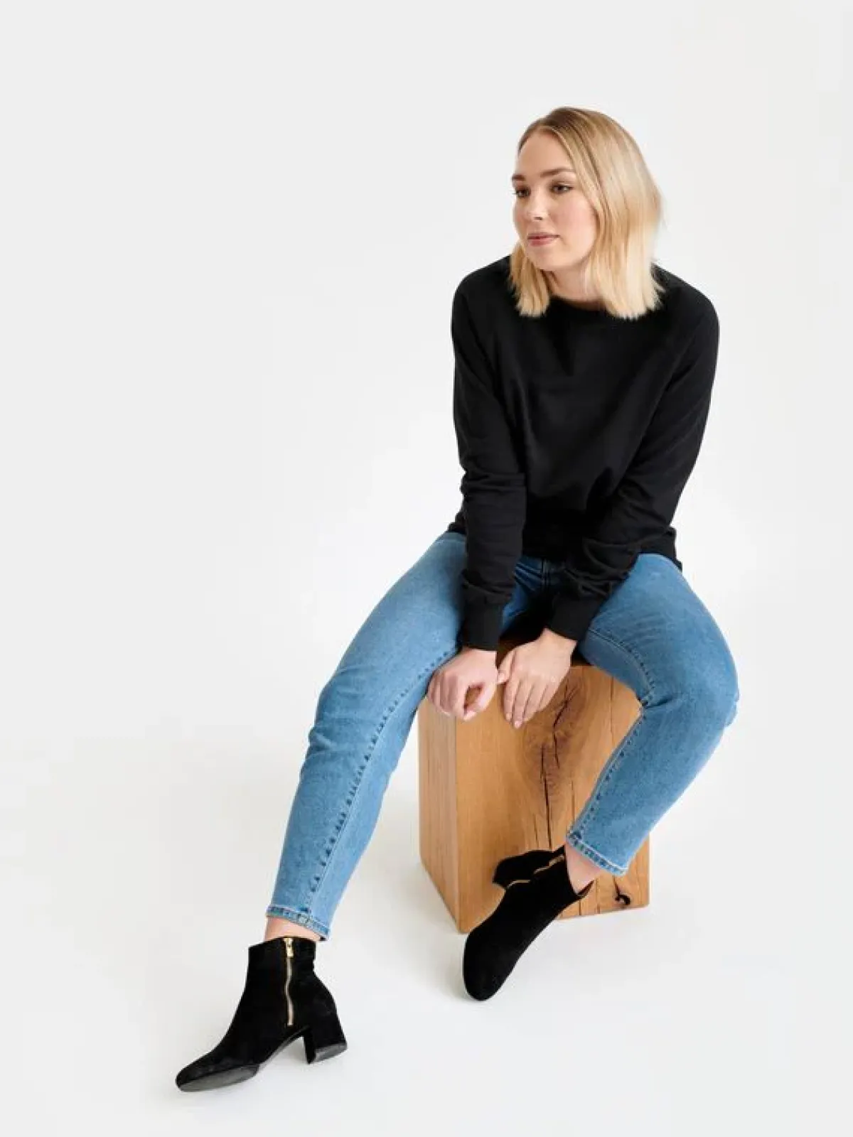 Paidat|Paidat>Pure Waste Sweatshirt - Black