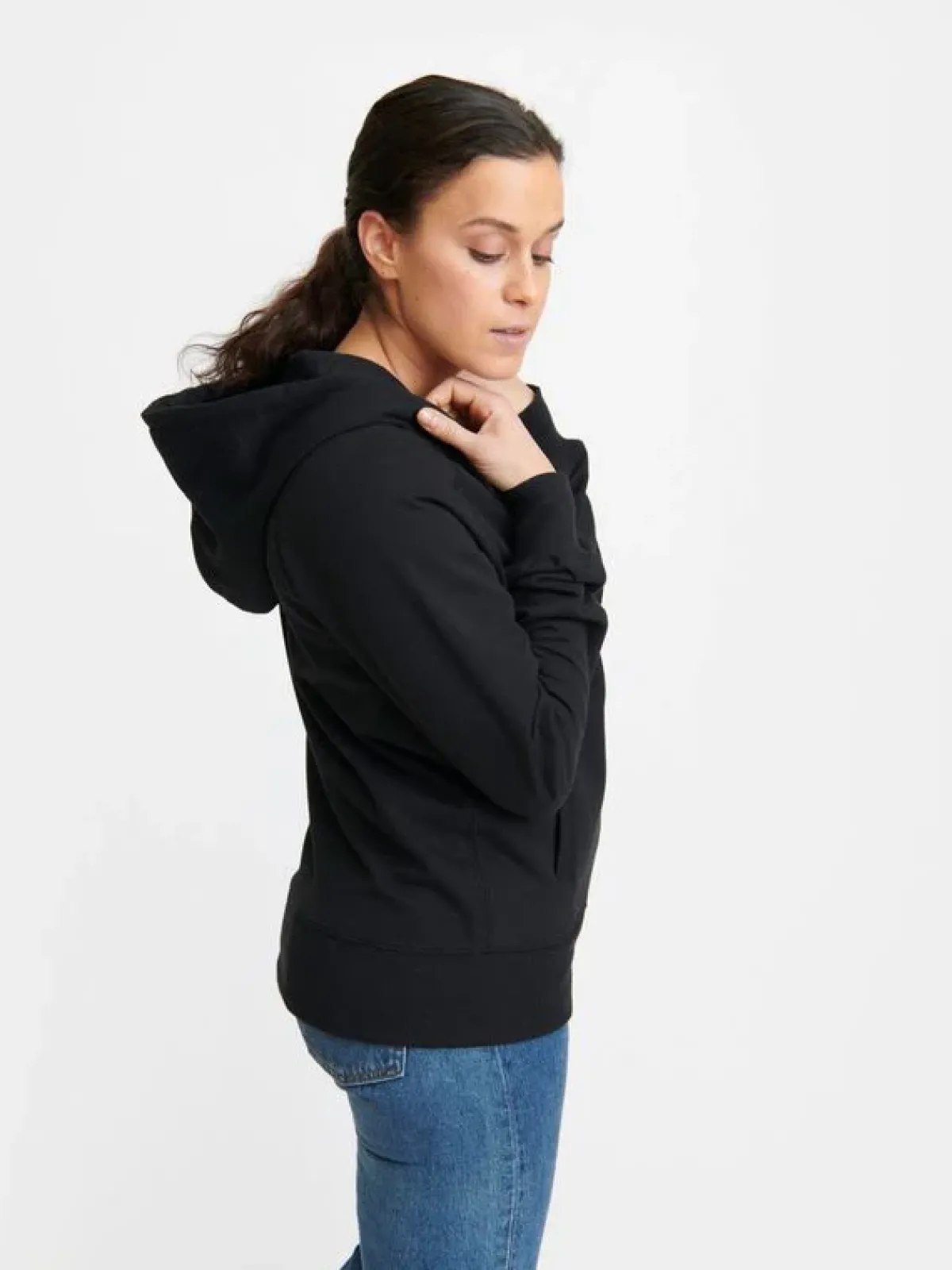 Colleget & Hupparit>Pure Waste Zip Hoodie - Black