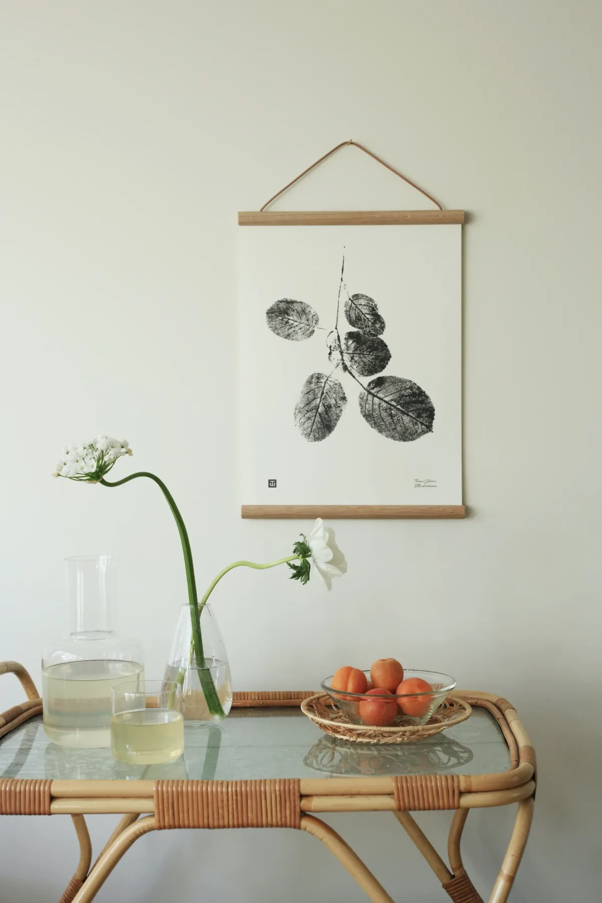 Julisteet/printit>Teemu Järvi Illustrations Raitapuun oksa - juliste 30cm x 40cm