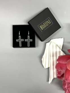 Avaimenperät|Korut>Butoni Design Risti - korvakorut