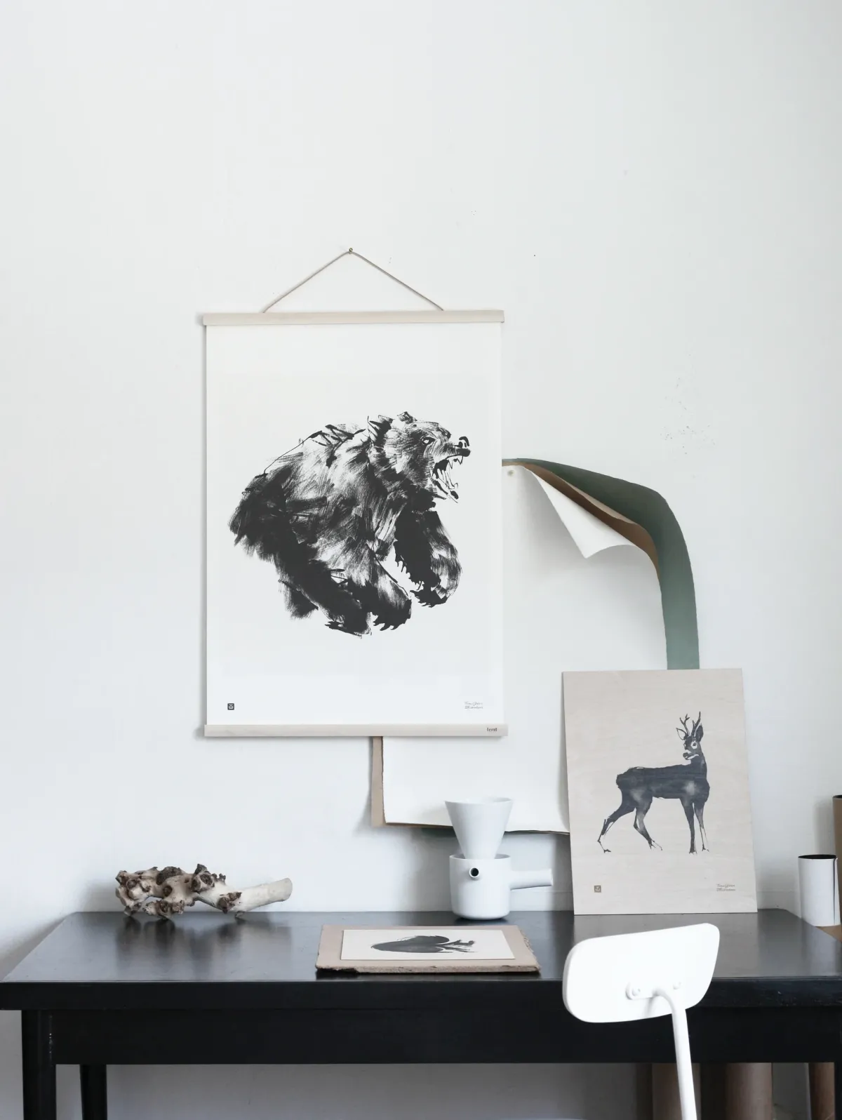 Julisteet/printit>Teemu Järvi Illustrations Ärjyvä Karhu - juliste