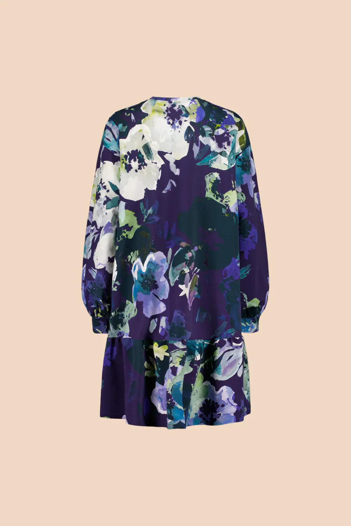 Hameet & Mekot>KAIKO Ruffle Sweatshirt Dress - Blue Anemone