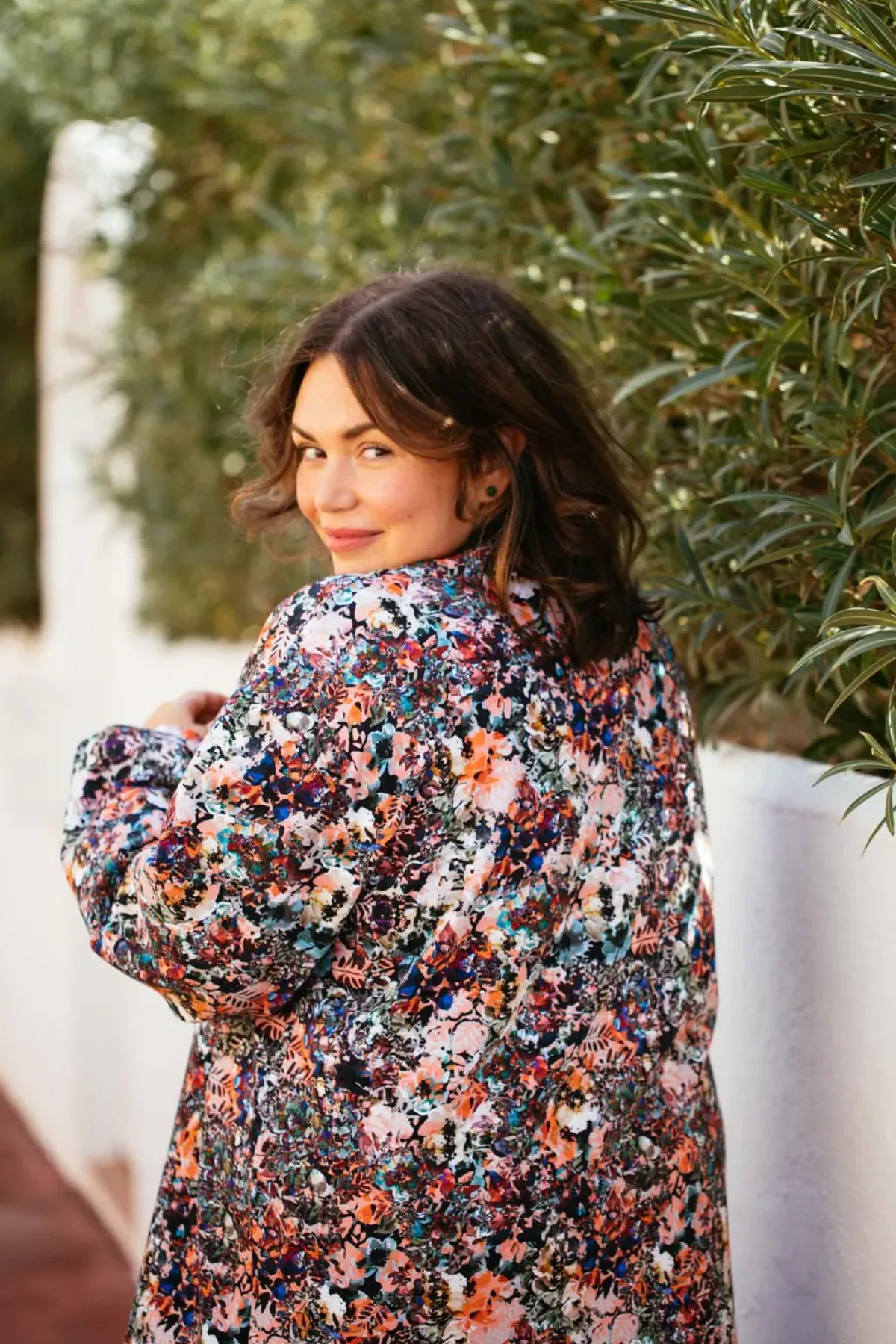 Hameet & Mekot>KAIKO Ruffle Sweatshirt Dress - Blooming Forest
