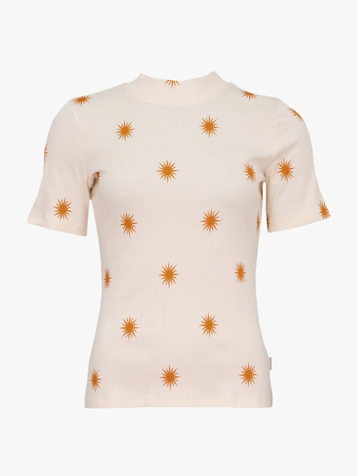 T-paidat|Paidat>Aarre Rute Rib Shirt - Golden Sun