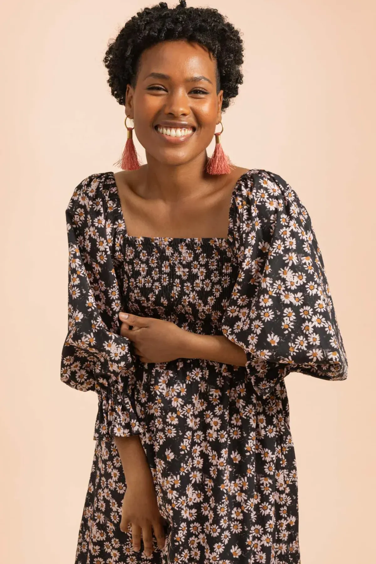 Hameet & Mekot>KAIKO Smock Dress - Daisy