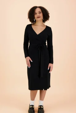 Hameet & Mekot>KAIKO Soft Wrap Dress - Black