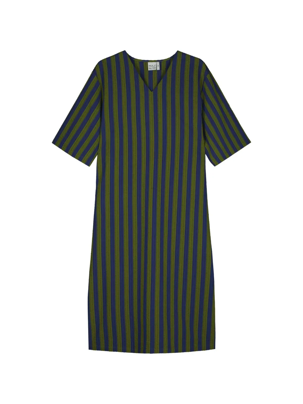 Hameet & Mekot>Mainio Stripy Seersucker Dress With Belt