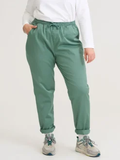 Housut & Shortsit|Housut>R-Collection Suorat Anorakkihousut - Salvia