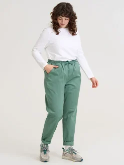Housut & Shortsit|Housut>R-Collection Suorat Anorakkihousut - Salvia