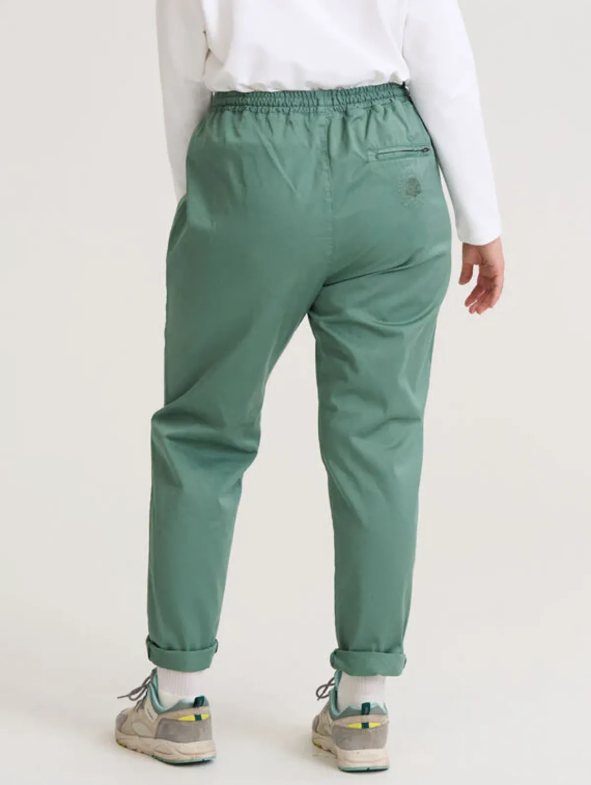 Housut & Shortsit|Housut>R-Collection Suorat Anorakkihousut - Salvia