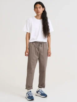Housut & Shortsit|Housut>R-Collection Suorat Anorakkihousut - Taupe