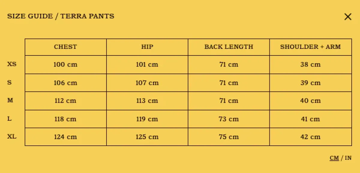 Housut & Shortsit|Housut>Jeansu0026Towels Terra Pants