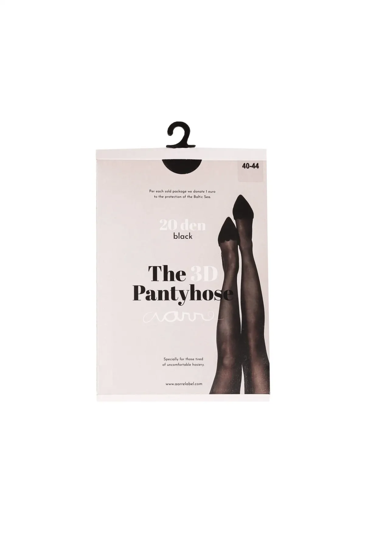 Sukat|Avaimenperät>Aarre The 3D Pantyhose 20den - Black (1 pack)