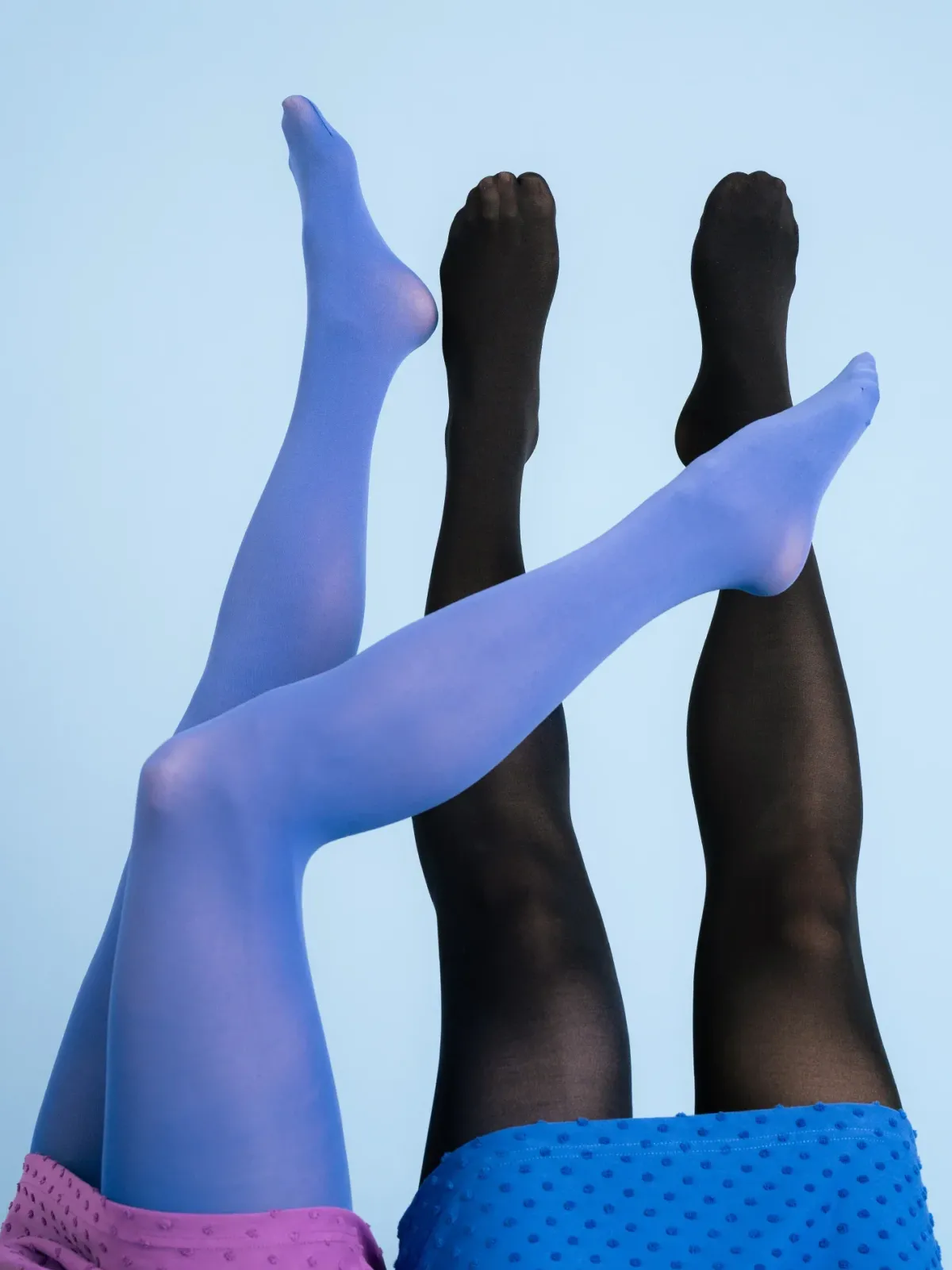 Sukat|Avaimenperät>Aarre The 3D Pantyhose 50den - Blue/Black (2 pack)