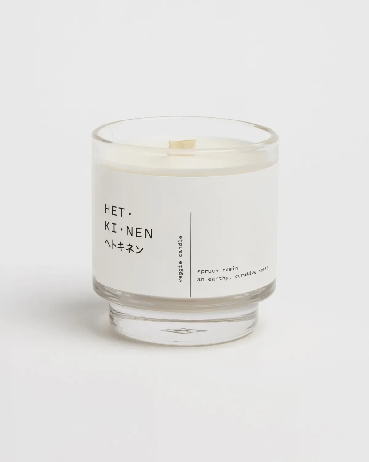 Kynttilät & Kynttilänjalat>Hetkinen Veggie candle spruce resin round