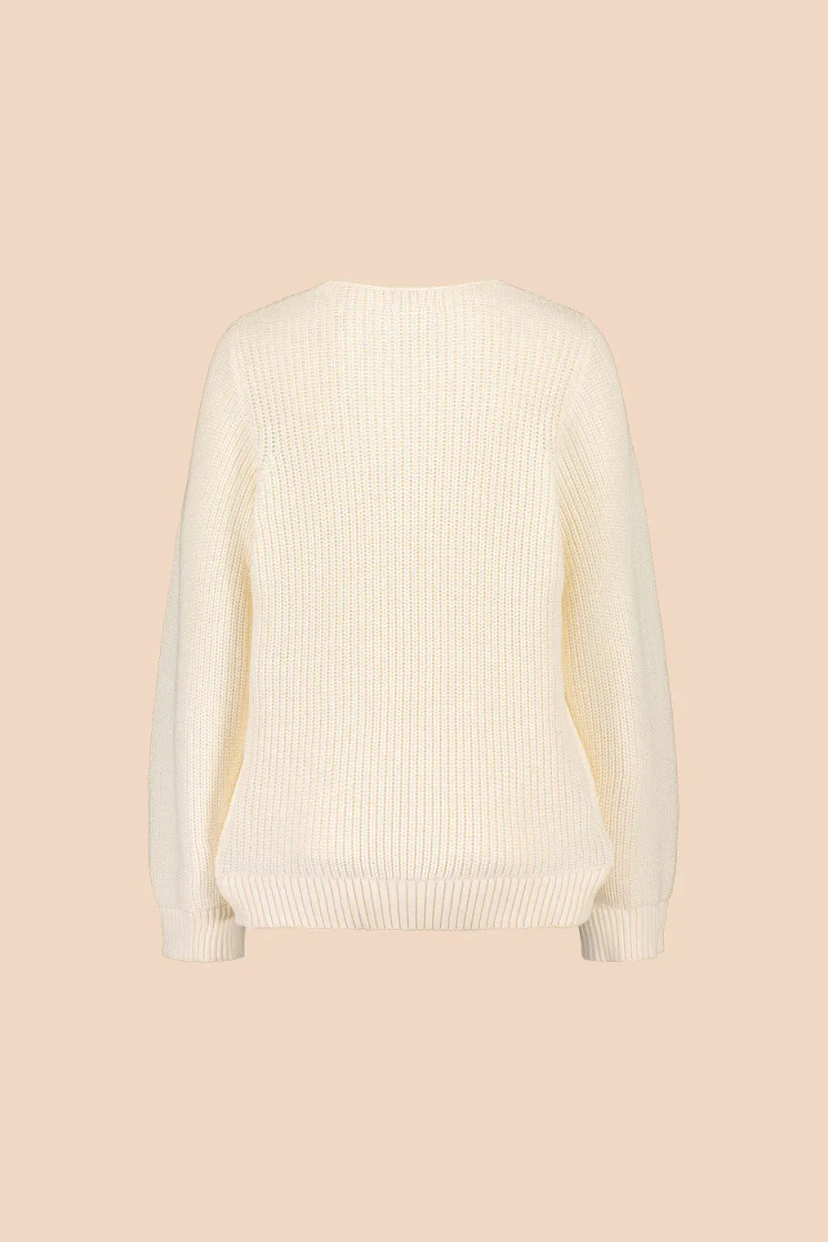 Paidat|Neuleet>KAIKO V-neck Jumper - Offwhite