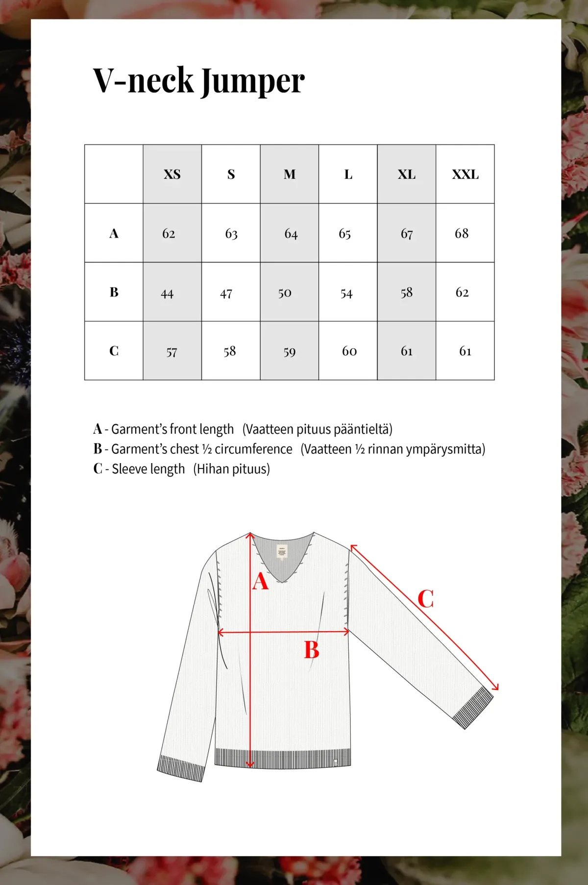Paidat|Neuleet>KAIKO V-neck Jumper - Offwhite