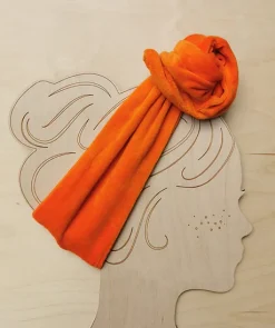 Avaimenperät|Hiusasusteet>Woolberg Panta - Velour Orange