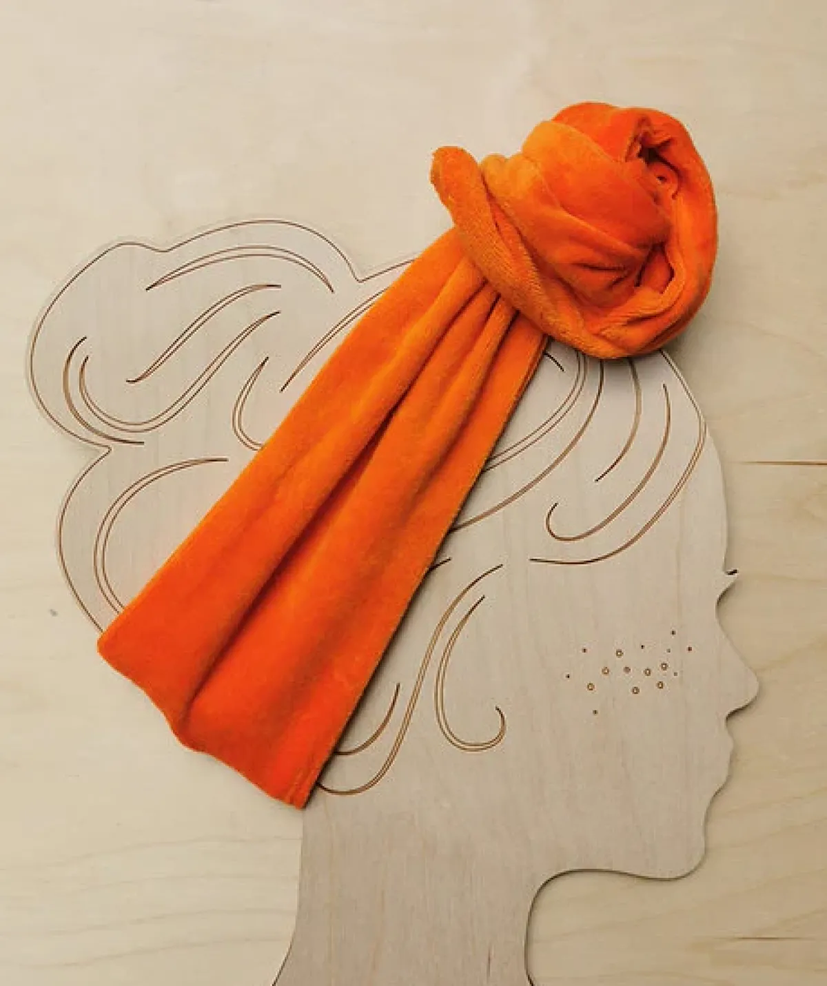 Avaimenperät|Hiusasusteet>Woolberg Panta - Velour Orange