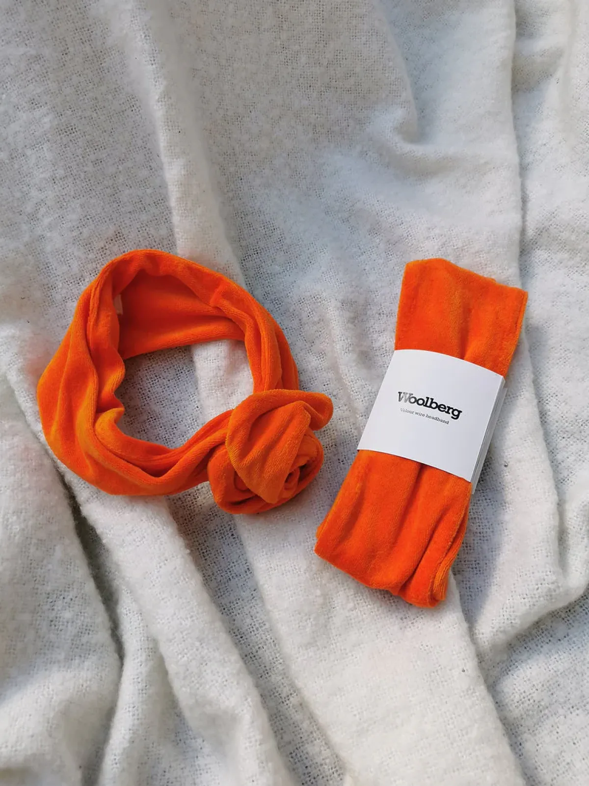 Avaimenperät|Hiusasusteet>Woolberg Panta - Velour Orange