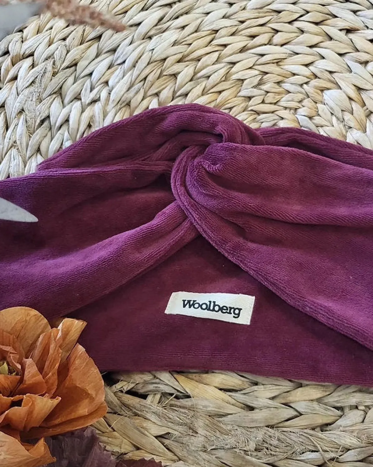 Avaimenperät|Hiusasusteet>Woolberg Panta - Velour Wine