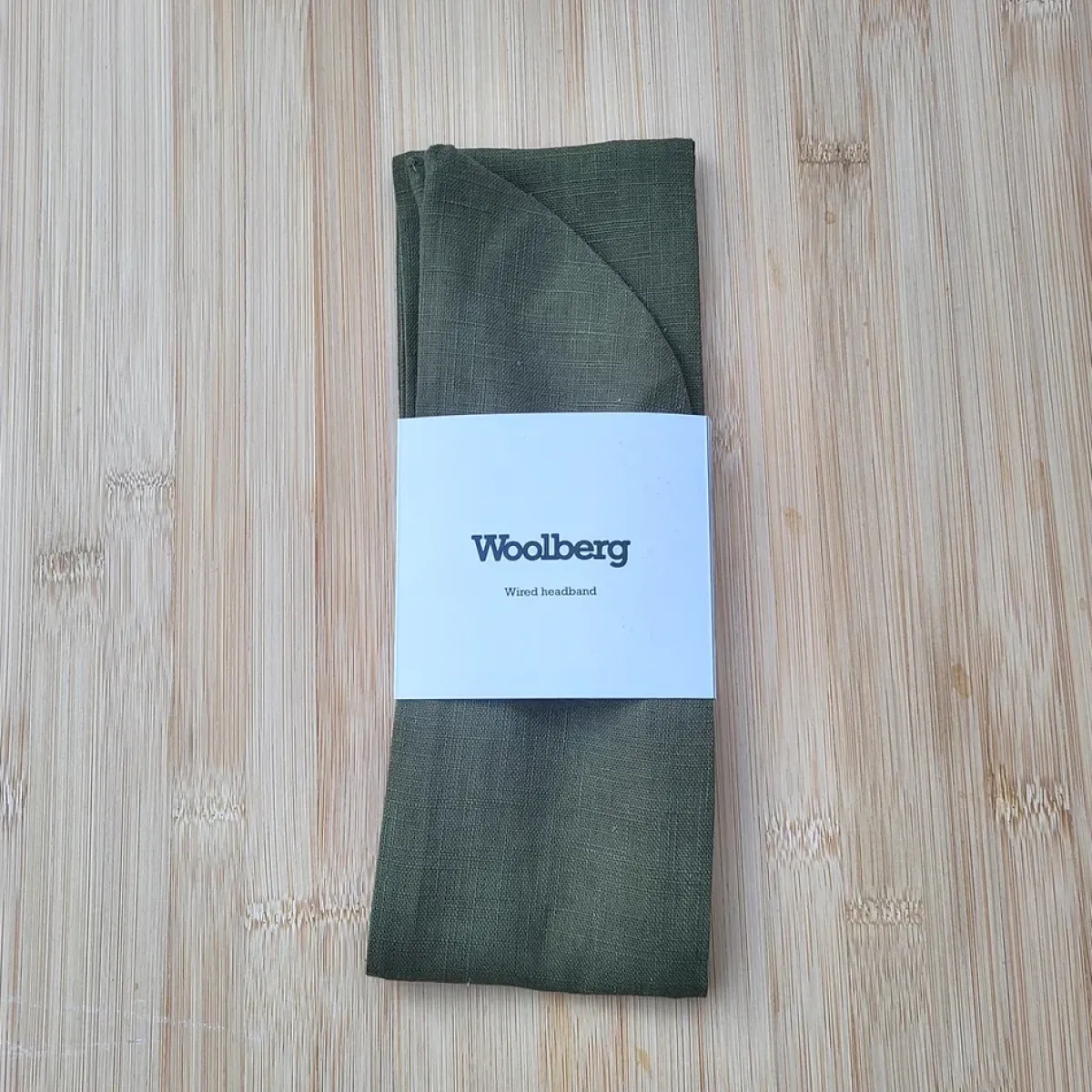 Avaimenperät|Hiusasusteet>Woolberg Pellavapanta - Khaki