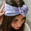 Avaimenperät|Hiusasusteet>Woolberg Pellavapanta - Lavender