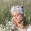 Avaimenperät|Hiusasusteet>Woolberg Pellavapanta - Natural Embro
